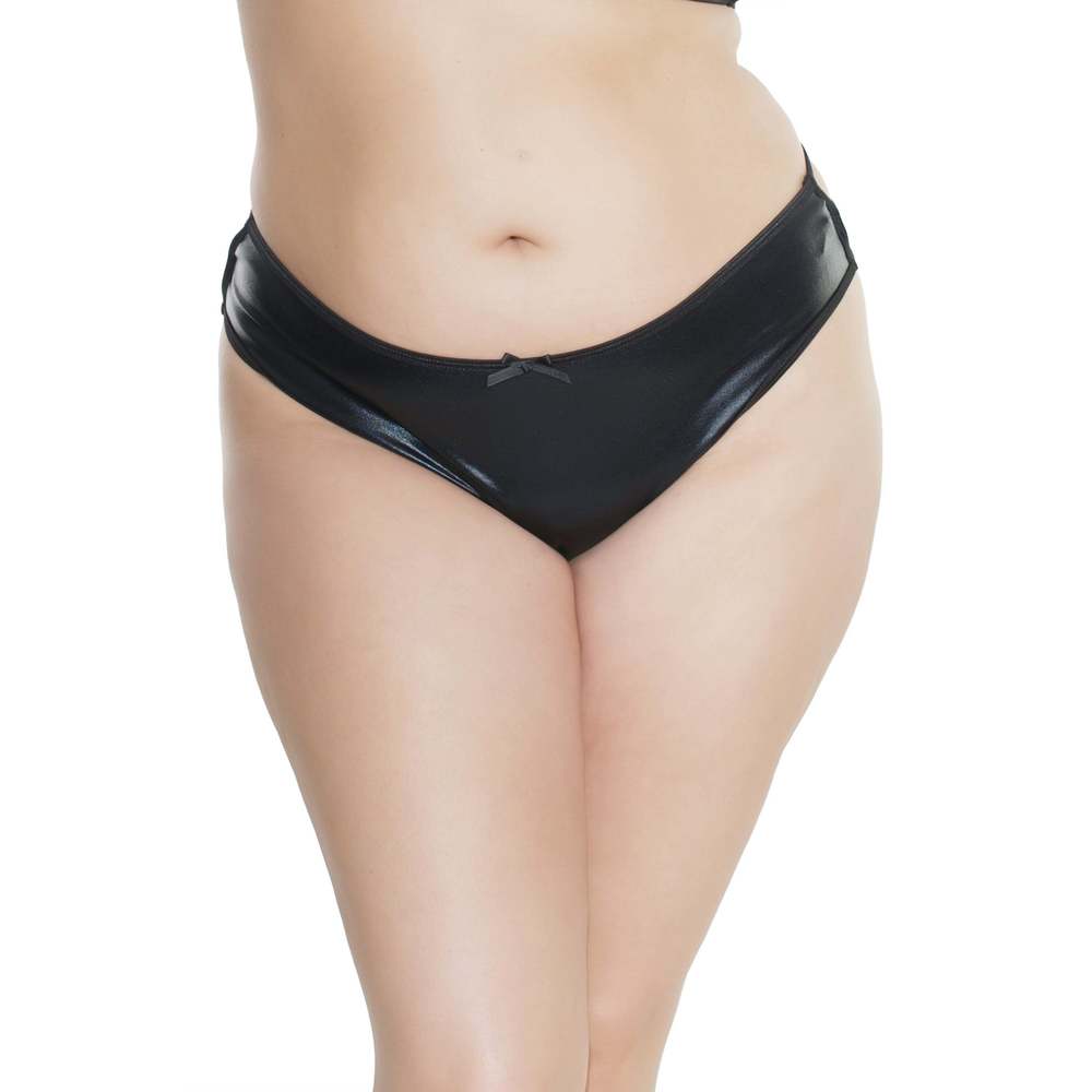 Plus Size Wetlook Thong- Coquette - 7244X